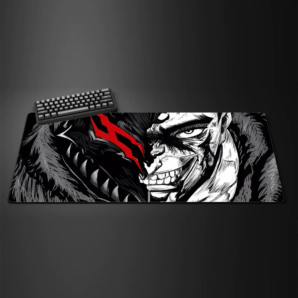 Mouse Pad Computer Gaming Accessories Varmilo Keyboard MousePad CS GO LOL Mouse mat Berserk Guts Anime Dywan Gamer  Desk mat