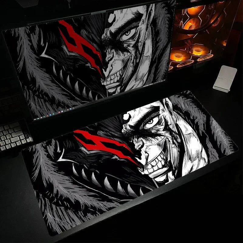 Mouse Pad Computer Gaming Accessories Varmilo Keyboard MousePad CS GO LOL Mouse mat Berserk Guts Anime Dywan Gamer  Desk mat