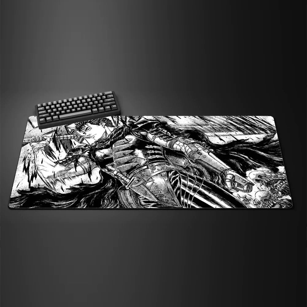 Mouse Pad Computer Gaming Accessories Varmilo Keyboard MousePad CS GO LOL Mouse mat Berserk Guts Anime Dywan Gamer  Desk mat