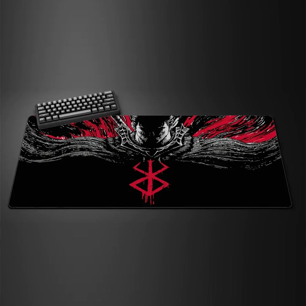 Mouse Pad Computer Gaming Accessories Varmilo Keyboard MousePad CS GO LOL Mouse mat Berserk Guts Anime Dywan Gamer  Desk mat