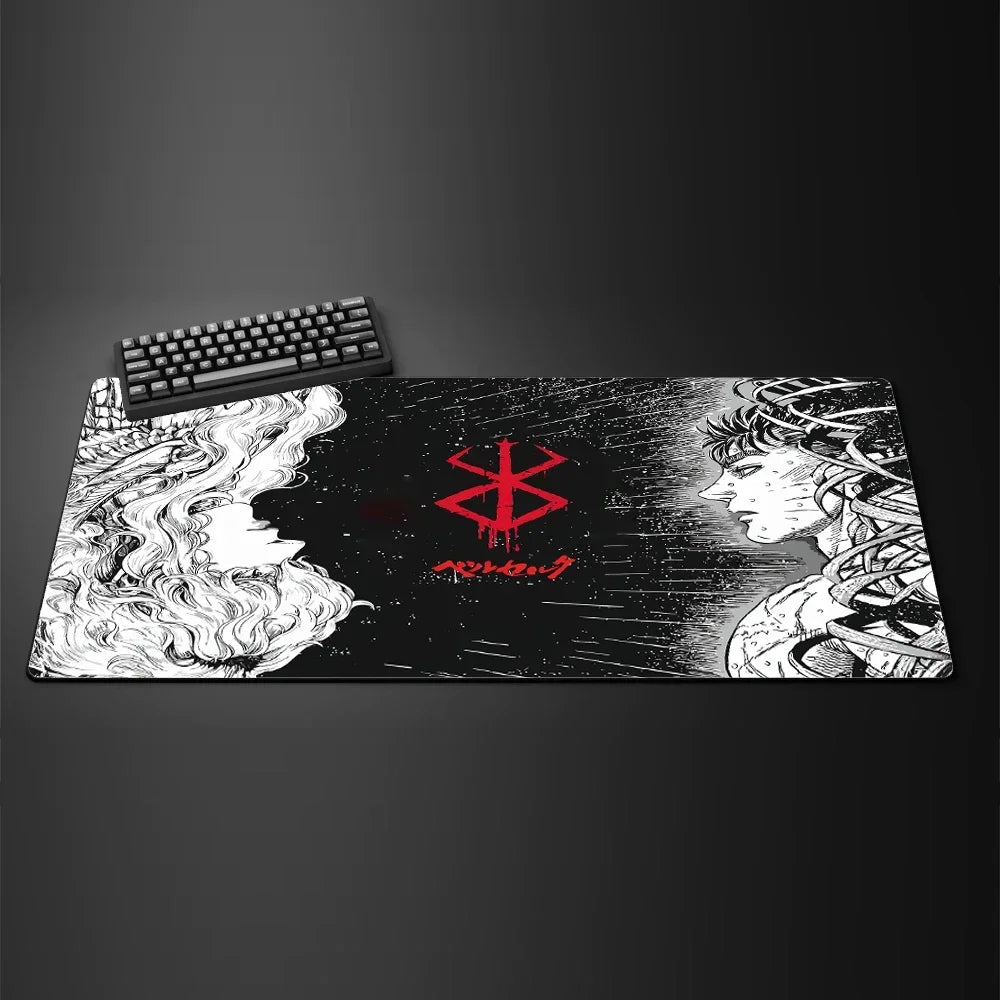 Mouse Pad Computer Gaming Accessories Varmilo Keyboard MousePad CS GO LOL Mouse mat Berserk Guts Anime Dywan Gamer  Desk mat